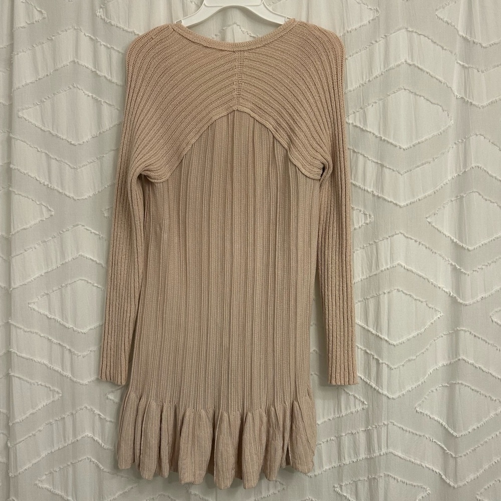 Free People Ribs and Ruffles Tunic Sweater - Picture 3 of 6